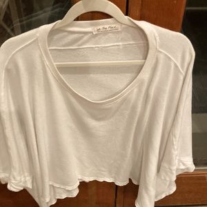 Free People 3/4 sleeve top